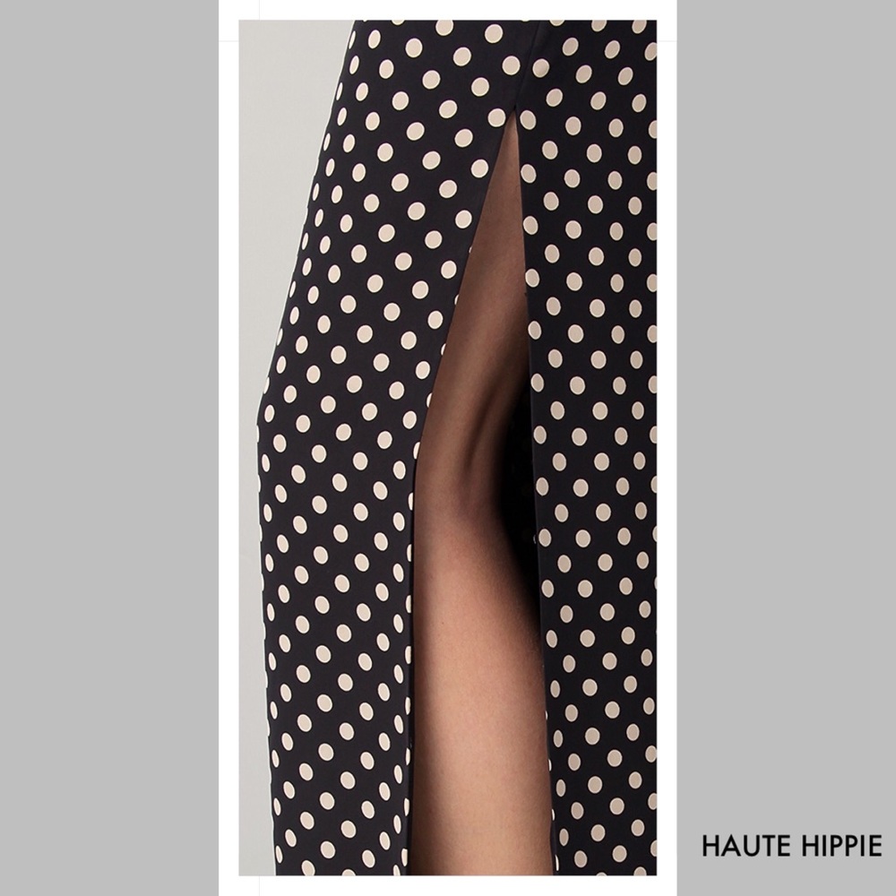 Haute Hippie Wide Leg Polka Dot Woman Pants Size2 - Picture 5 of 8